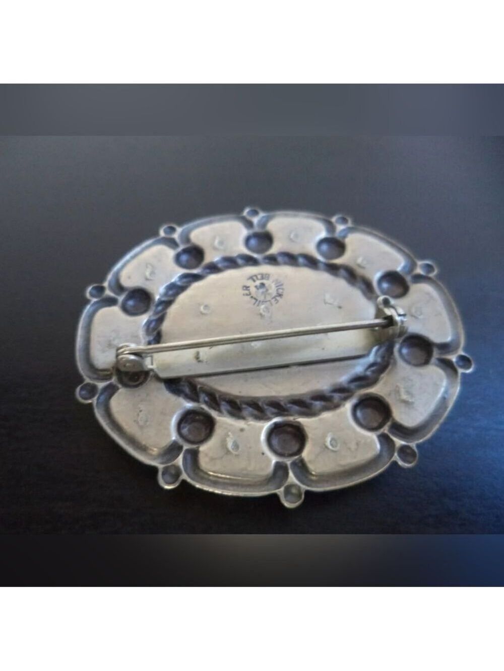 Turquoise Statement Brooch - Picture 2 of 3